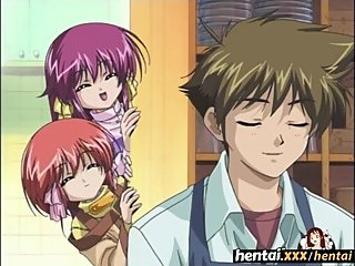 Nerdy teen with glasses fucks her saviour - Hentai.xxx