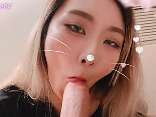 Cute & Young and Delicious Japanese Student POV Blowjob - TokyoDiary