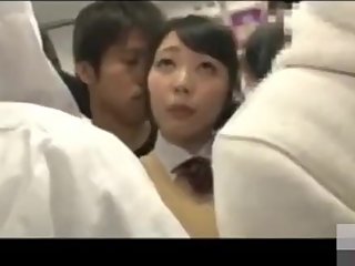 Asian babe on train fuck pt 4