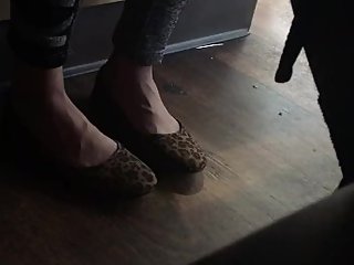 Candid Shoeplay @ iHop with Japanese Girlfriend Part 2