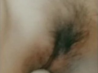 Asian teen masturbates with dildo