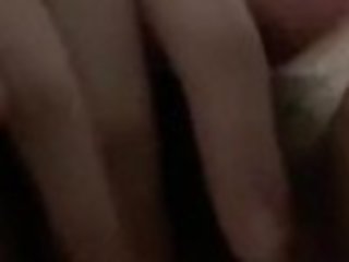 Japanese girl masturbated with her finger