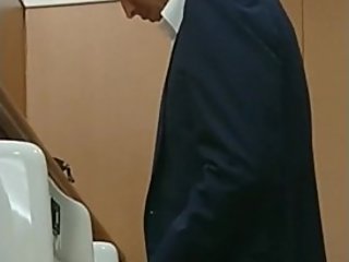 Japanese guy pissing