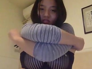 japanese hairy girl spreads ass on Skype (Part 1)