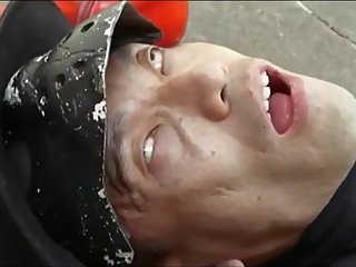 Ballbusting Japanese SuperHeroine Bust and BREAK somme Balls !