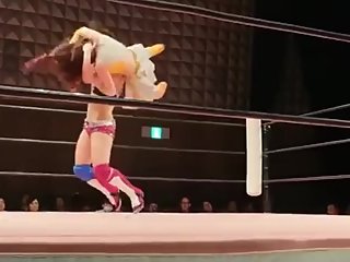 Japanese Wrestling referee stop
