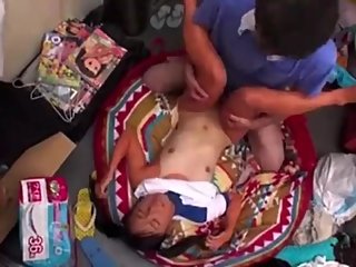 Japanese girl can't take it