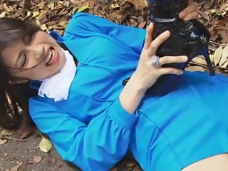 JAPANESE HEROINE - Lesbian hard trampling