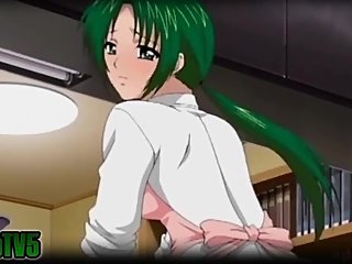 Hentai Green Hair Girl Cum Compilation