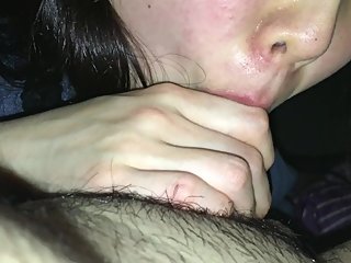 Japanese girl mouth job