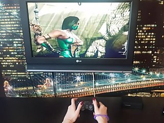 Cosplay Mortal Kombat, Anal Jade and Johnny Cage