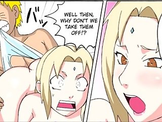 Old School Porn Cartoon, Naruto and Tsunade fucking