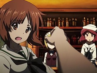 Strong German Commander makes Japanese Schoolgirls know their place